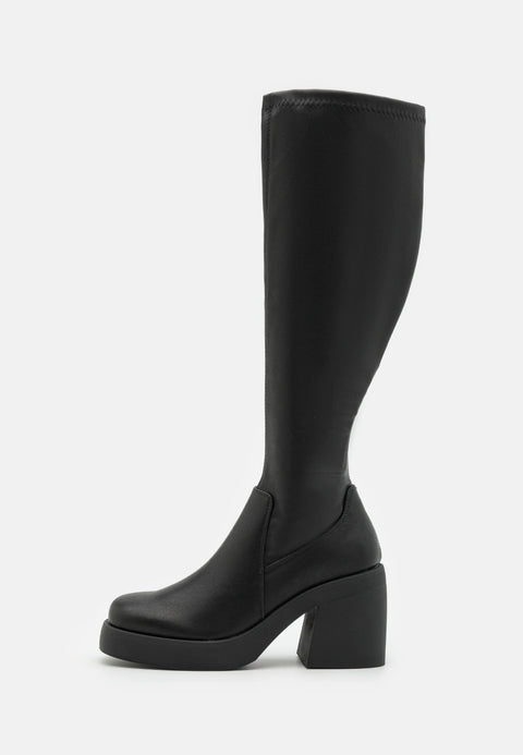 Madden Girl Women's Black LAX High Heeled Boots | Madden Girl In Lebanon