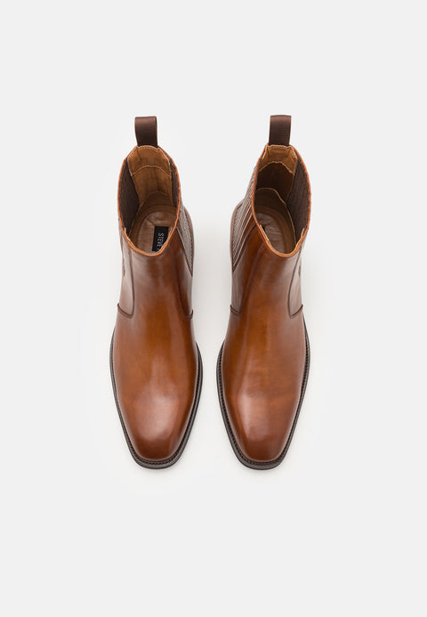 Steve Madden Men's Tan Cowboy/biker ankle boot |Steve Madden in Lebanon