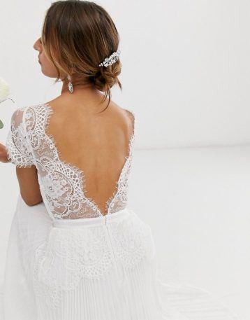 Asos Design Women's White Dress ANF946