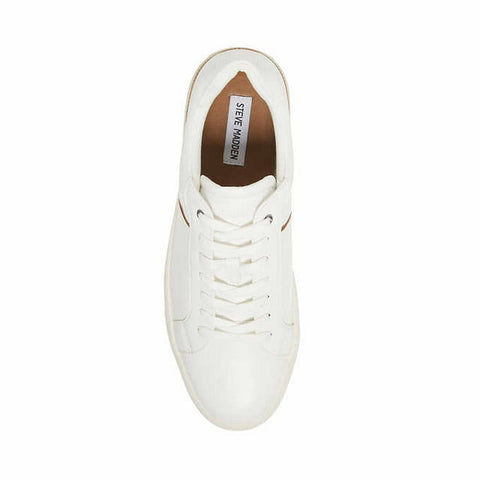 Steve Madden Men's Size Casual Court  white Sneaker abs121(shoes 28) shr
