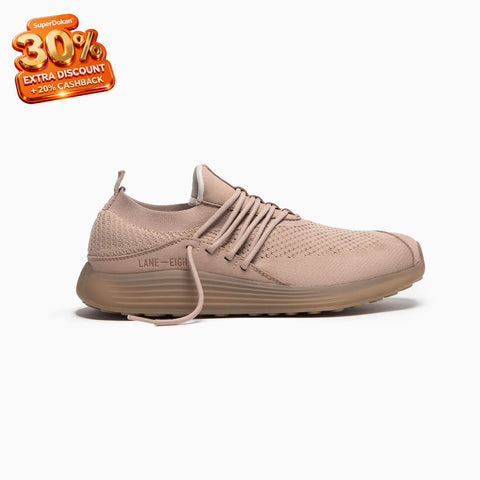 Lane-Eight Women's Beige Trainer AD 1 Sneakers | Lane-Eight In Lebanon