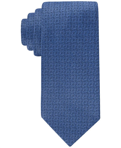 Calvin Klein Men's Navy Interconnected Geo-print Tie | Calvin Klein In Lebanon