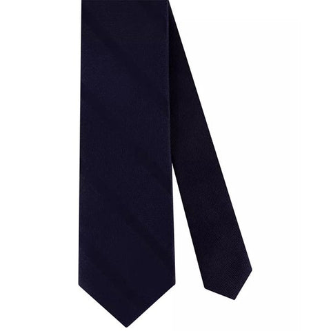 Tommy Hilfiger Men's Navy Textured Woven Stripe Silk Tie | Tommy Hilfiger In Lebanon