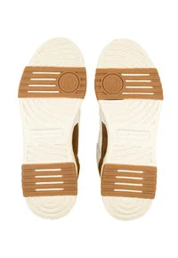 Sergio Tacchini Men's White and Brown BB Court LO Sneakers | Sergio Tacchini In Lebanon