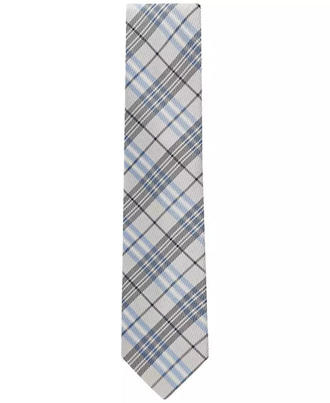 Tommy Hilfiger Men's Blue & Beige Modesto Plaid Tie | Tommy Hilfiger In Lebanon