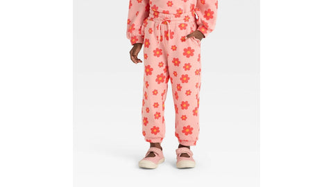 Cat & Jack Girl's Peach French Terry 2pc Pajama Set  | Cat & Jack in Lebanon
