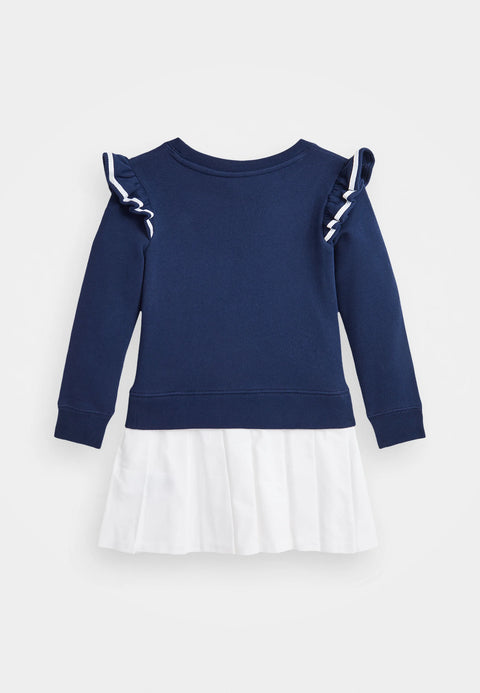 Polo Ralph Lauren Girl's Navy & White Newport Dress | Polo Ralph Lauren In Lebanon