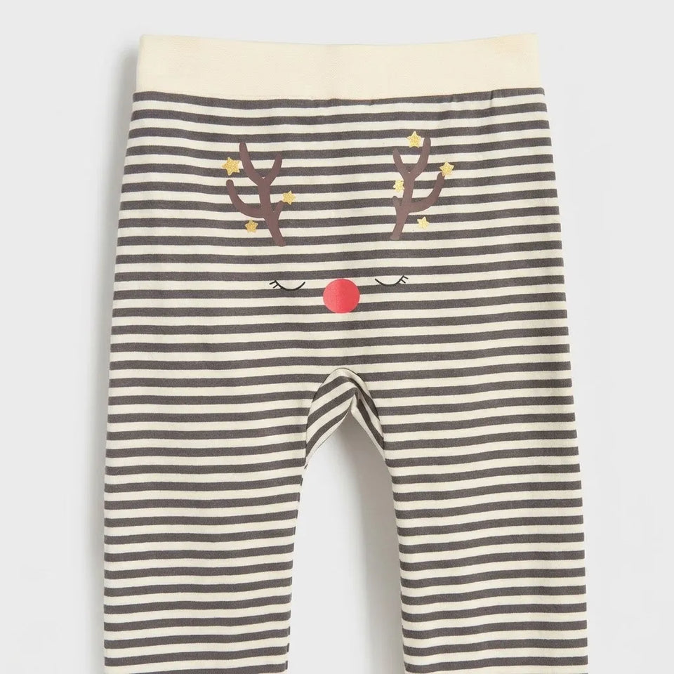 Sinsay Boy's Multicolor Striped Graphic Printed Sweatpants