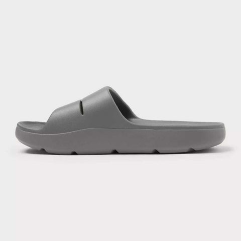 All In Motion Men's Gray Archie Recovery Slide Slipper | All In Motion In Lebanon