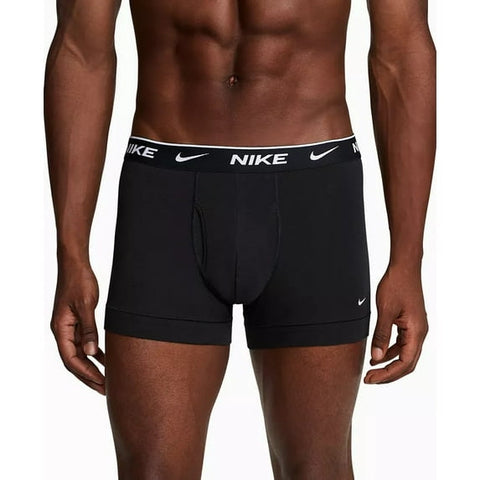 Nike Men's Black Dri FIT Cotton Stretch Trunk - 3 Pack Boxer  | Nike In Lebanon