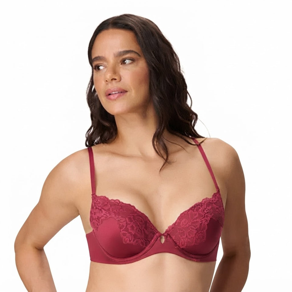 Maidenform Women's Red Lace Contour Underwire Bra