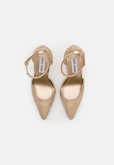 Steve Madden Women's Gold Sparx-R Heels | Steve Madden In Lebanon