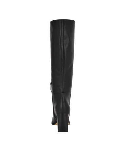 Calvin Klein Dawna Women's Boots Black Leather : 7 M