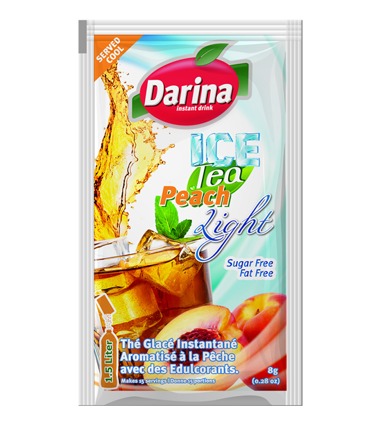Darina Instant Drink Ice Tea Peach Light 8g | Darina In Lebanon