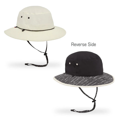 Sunday Afternoons Women's Cream & Black Reversible Daydream Bucket Hat | Sunday Afternoons In Lebanon
