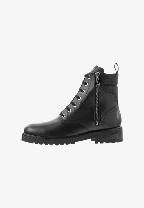 Joop Women's Black Tessuto Maria Leather Ankle Boots | Joop In Lebanon