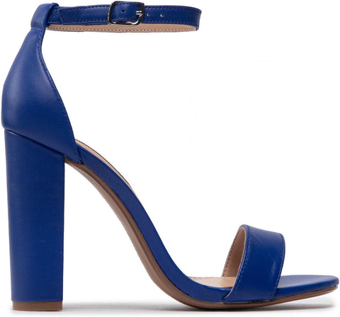 Steve Madden Women's Blue Leather Carrson Heels |Steve Madden In Lebanon