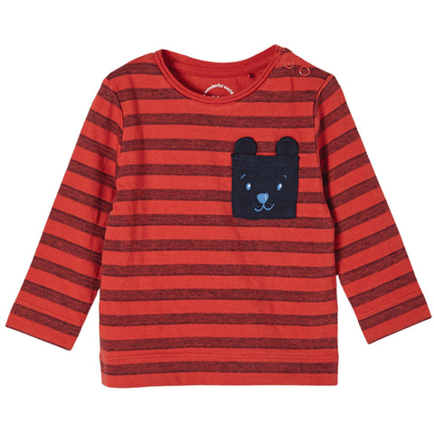 S.Oliver Baby Boy's Orange Long-Sleeve Blouse |S.Oliver in Lebanon