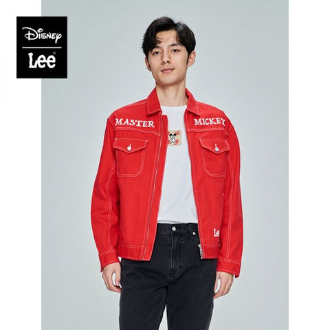 Lee Disney Men's Red Master Mikey Jacket |Lee In Lebanon