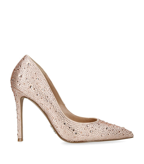 Steve Madden Women's Evelyn-R Champagne Embellished Heels | Steve Madden In Lebanon