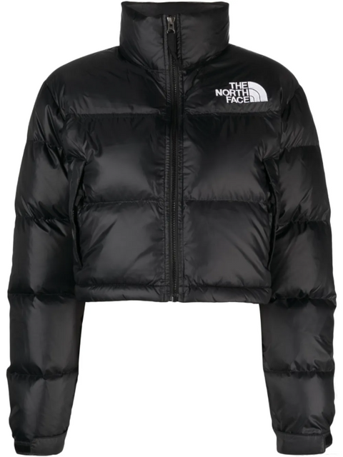 The North Face Women's Black Puffer Crop Jacket |The North Face in Lebanon