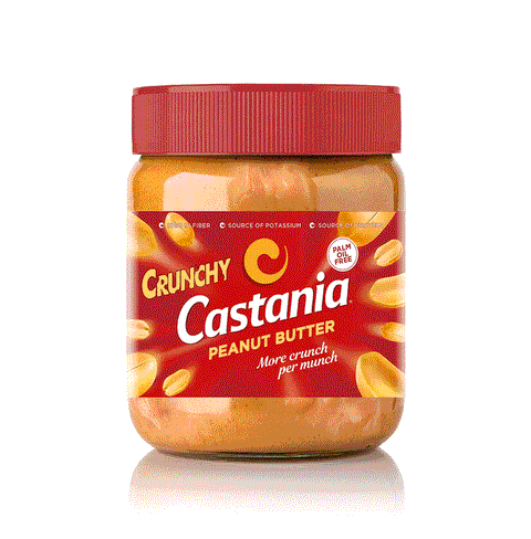Castania Crunchy Peanut Butter 360g | Castania In Lebanon