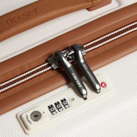 Delsey Paris Off White & Brown Chatelet Air 2.0 28" Spinner Suitcase |Delsey Paris In Lebanon