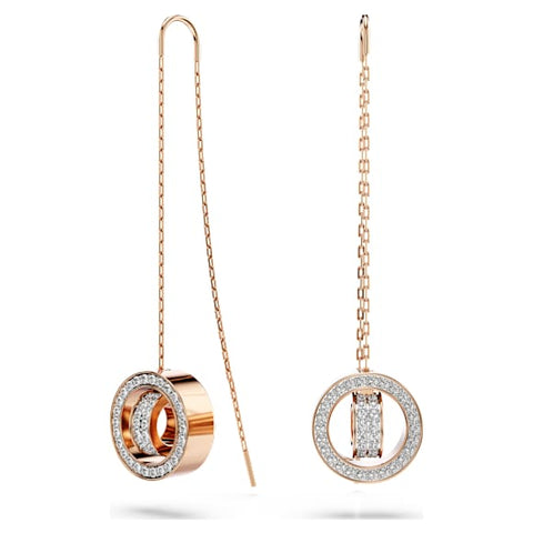 Swarovski Women's Gold Hollow Collection Drop Earrings | Swarovski In Lebanon