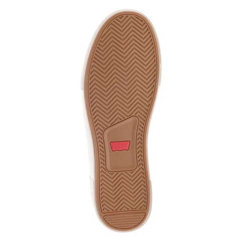 Levi's Men's Gray Wes Synthetic Leather Casual Slip On Sneaker |Levi's In Lebanon