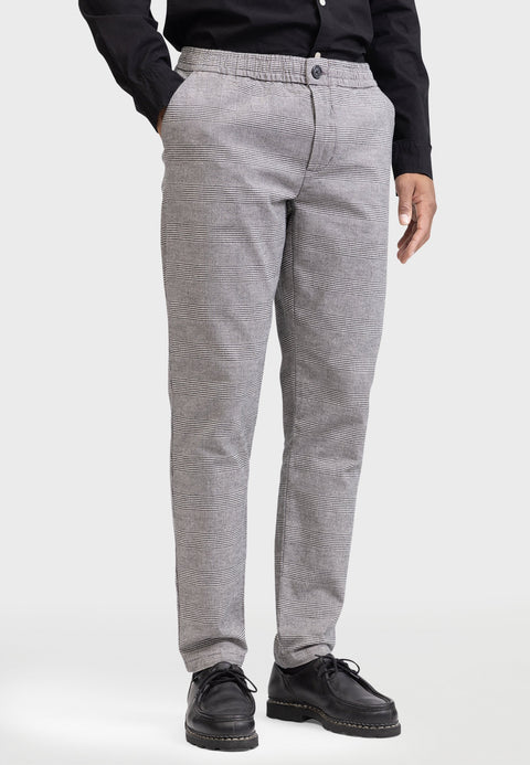 Redefined Rebel Men's Black & White Checked Trousers | Redefined Rebel In Lebanon