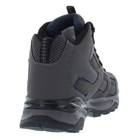 Khombu Men's LUKE Memory Foam Hiking Boots Heel Stabilizer Gray abs88(shoes 59,10)