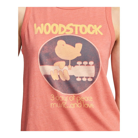 Lucky Brand Women's Pink Woodstock Graphic Prin Calypso Tank Top | Lucky Brand  In Lebanon