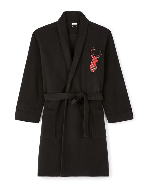Celio Men's Black Christmas Bathrobe | Celio In Lebanon
