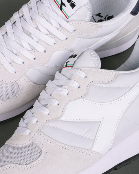 Diadora Men's White & Grey Camaro Trainers Glacier Sneakers | Diadora In Lebanon