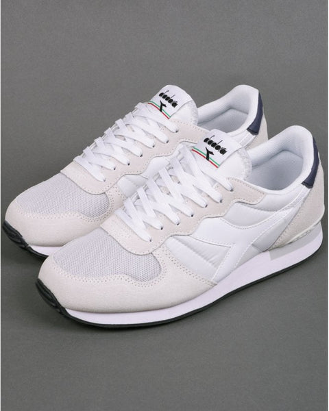 Diadora Men's White & Grey Camaro Trainers Glacier Sneakers | Diadora In Lebanon