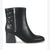 Baretraps Women's Black Dineen Block Heel Boots