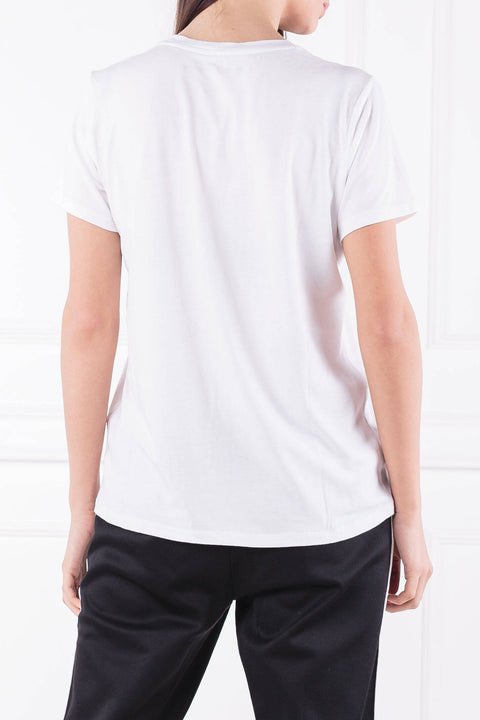DKNY Sport Women's White Logo T-Shirt | DKNY In Lebanon