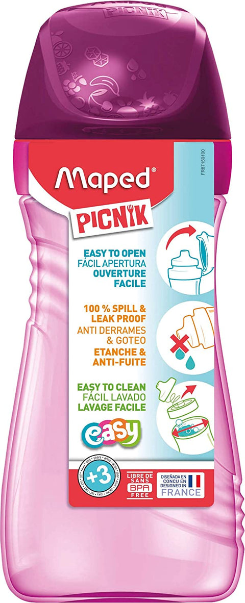 Maped Picnik Pink Water Bottle 100% Leak Proof | Maped In Lebanon