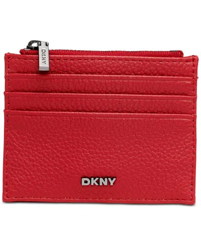 DKNY Women's Bright Red Ashlyn Card Case Wallet | DKNY In Lebanon