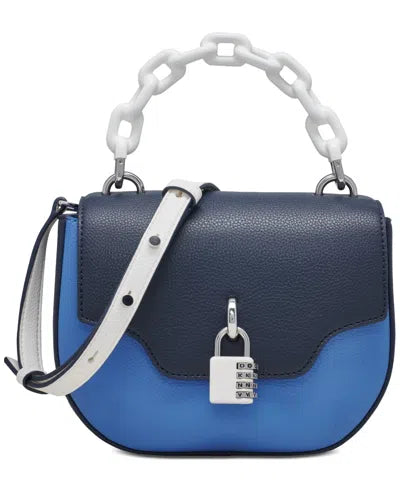 DKNY Women's Navy & Blue Tomi Chain Top Handle Crossbody Bag | DKNY In Lebanon
