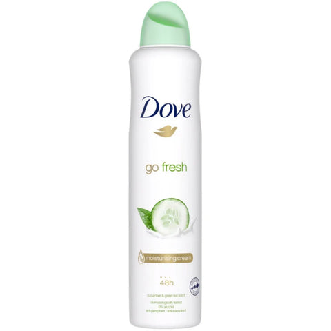 Dove For Women Antiperspirant Cucumber & Green Tea Deodorant Spray 250ml