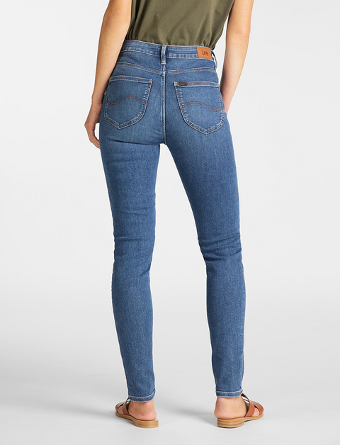 Lee Women's Blue Scarlett high Skinny Jeans | Lee In Lebanon