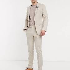 Asos Design  Men's Beige Blazer AMFJ172