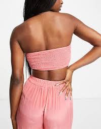 Asos Design Women's Pink Beach Top ANF758