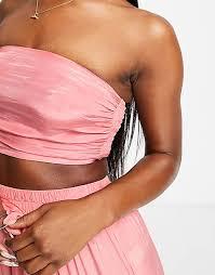 Asos Design Women's Pink Beach Top ANF758