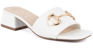 JONES NEW YORK Women's White Uniqua Block Heel Dress Sandals | JONES NEW YORK In Lebanon