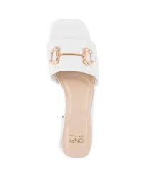 JONES NEW YORK Women's White Uniqua Block Heel Dress Sandals | JONES NEW YORK In Lebanon