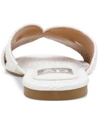 Dolce Vita Women's White Geeya Flat Slide slipper |  Dolce Vita In Lebanon