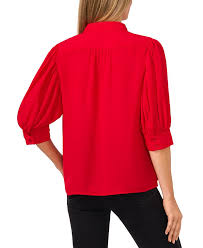 Cece Women's Red Blouse Shirts | Cece In Lebanon