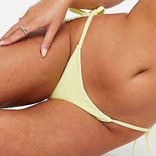 Topshop Women's Lime Green Bikini Bottom  ANF662